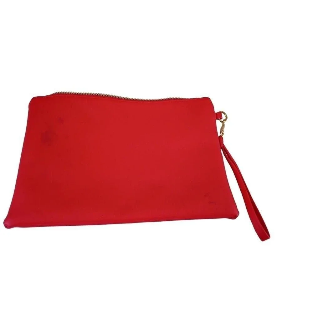 Shiseido Red Novelty Wristlet Cosmetic Pouch